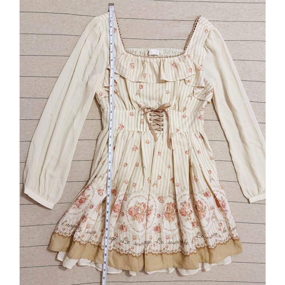 Liz Lisa Distant Memories Eiffel Tower OP Dress J Fashion Gyaru Lolita Japan - Picture 16 of 16